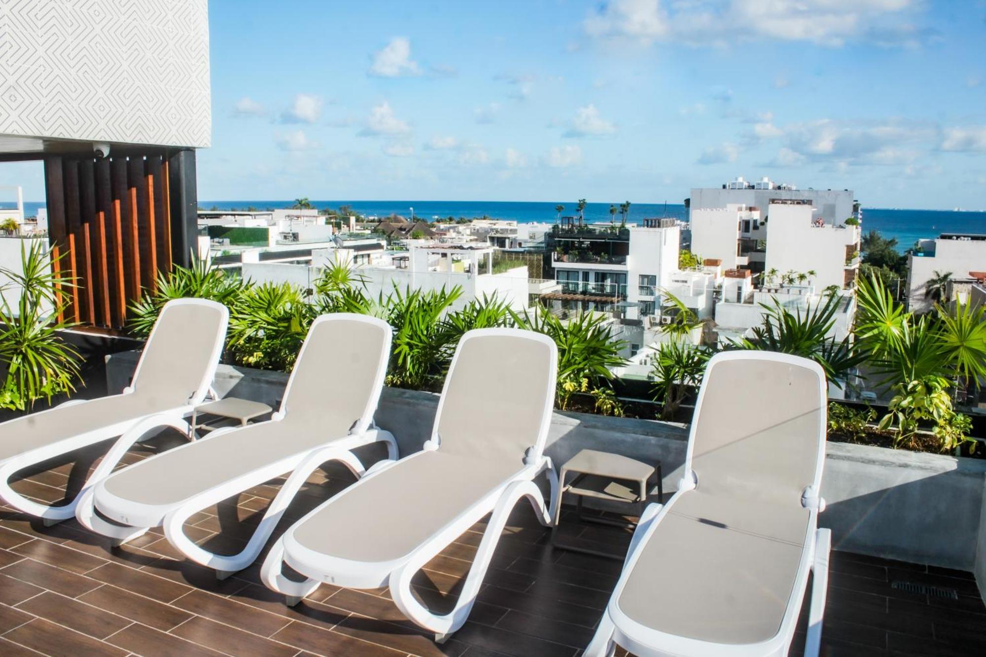 Big, Modern And Beautiful Beach Apartament 1Br Ocean View Playa del Carmen Exterior photo